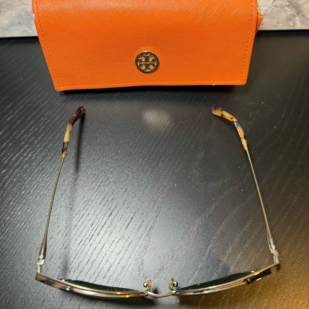 Tory Burch Sunglasses - TY6049 - Gold/ Tokyo Tortoise with Orange Case